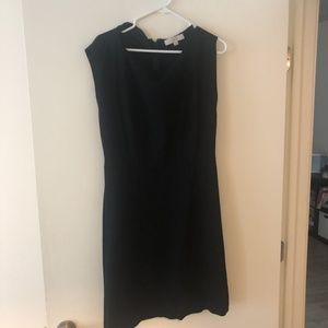 Ann Taylor Loft Simple Black Dress